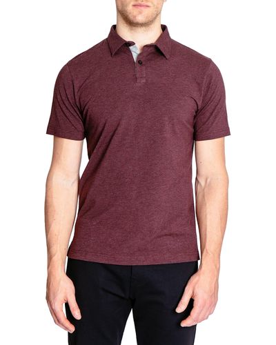 PUBLIC REC Go-to Athletic Fit Performance Polo - Purple