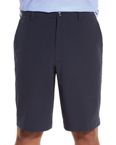 Cutter & Buck Bainbridge Drytec Flat Front Shorts - Blue