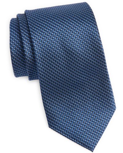 Nordstrom Silk X-long Tie - Blue