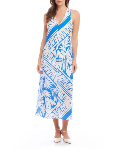 Fifteen Twenty Mallorca Tropical Maxi Dress At Nordstrom - Blue