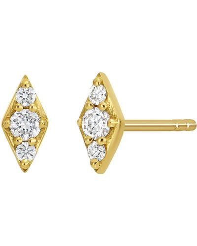 Bony Levy Diamond Stud Earrings - Metallic
