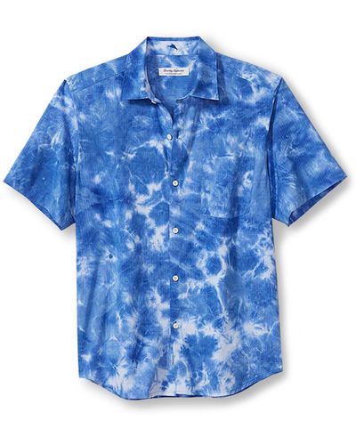 Tommy Bahama Bahama Coast Tie Dye Islandzone Button-up Shirt - Blue