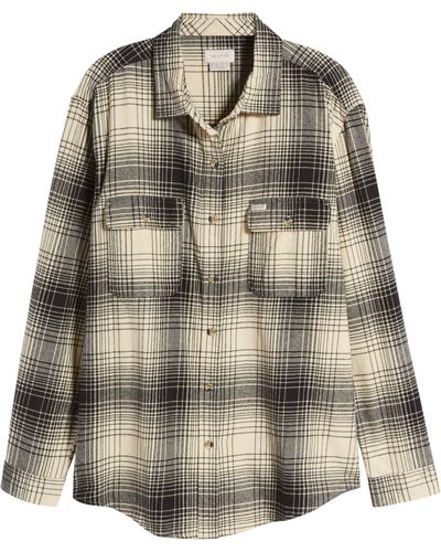 Brixton Bowery Flannel Button-up Shirt - Multicolor