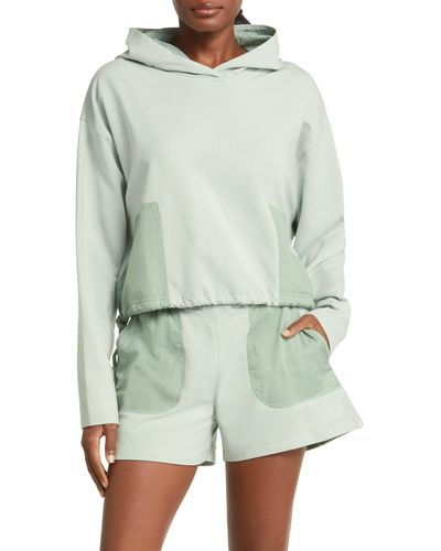 Outdoor Voices Boxy Hoodie - Green
