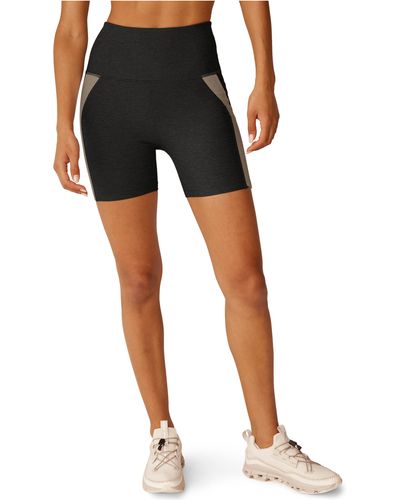 Beyond Yoga Space Dye Bike Shorts - Black