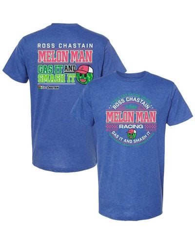 CHECKERED FLAG Sports Ross Chastain Gas It & Smash It T-shirt At Nordstrom - Blue