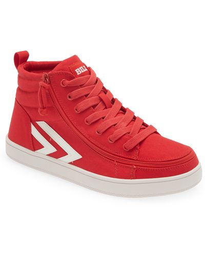 BILLY Footwear Cs High Top Sneaker - Red