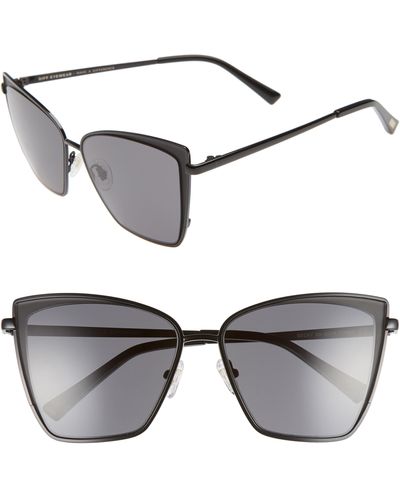 DIFF Becky 57mm Sunglasses - Gray
