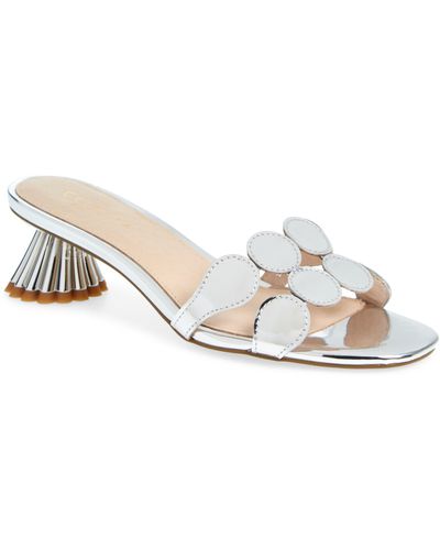 Cecelia New York Bunny Slide Sandal - White