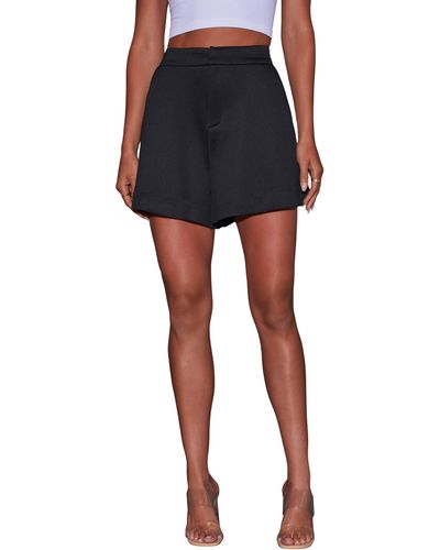 Vici Collection Good Company High Waist A-line Shorts - Black