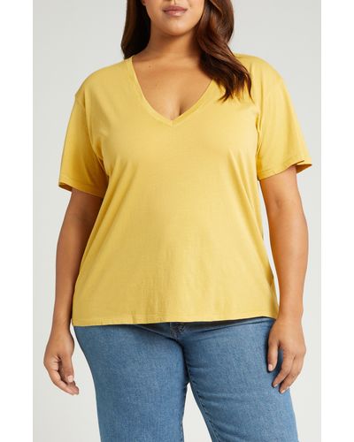 Treasure & Bond Oversize T-shirt - Yellow
