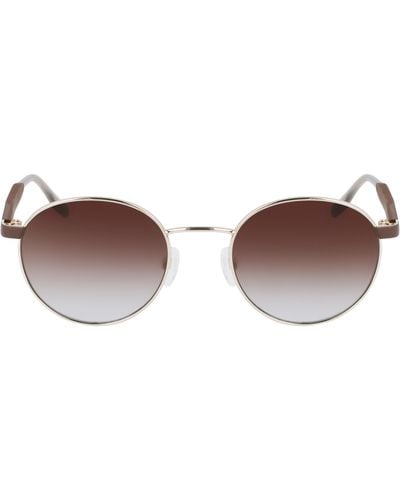 Converse Ignite 51mm Gradient Round Sunglasses - Brown
