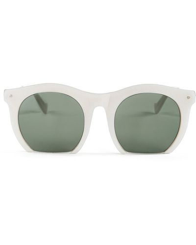 Grey Ant Foundry 51mm Round Sunglasses - Green