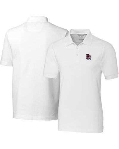 Cutter & Buck Round Rock Express Big & Tall Drytec Advantage Tri-blend Pique Polo At Nordstrom - White