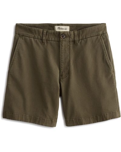 Madewell Chino Shorts - Green