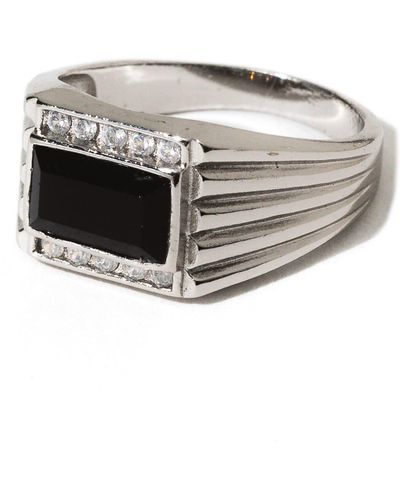 Child Of Wild Levi Onyx Cocktail Ring - Gray