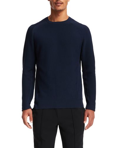 Brady Knit Crewneck Sweater - Blue