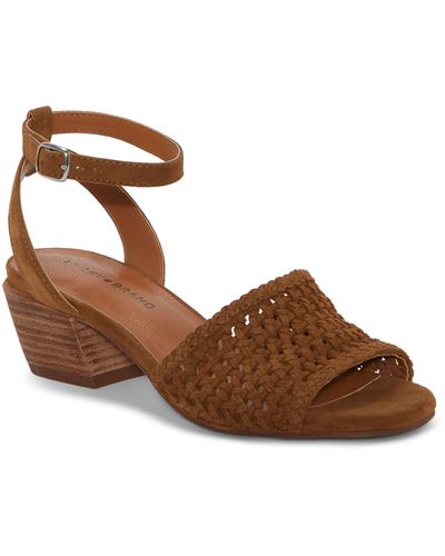 Lucky Brand Modessa Ankle Strap Sandal - Brown