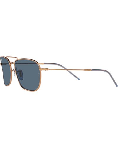 Ray-Ban Caravan Reverse 58mm Square Sunglasses - Metallic