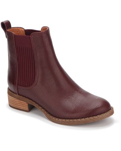 Kenneth Cole Double Gore Chelsea Boot - Purple