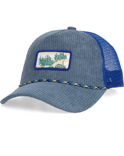BP. Corduroy Trucker Hat - Blue
