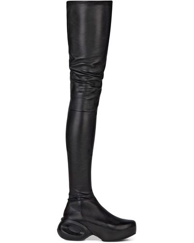 Givenchy G Clog Thigh High Boot - Black