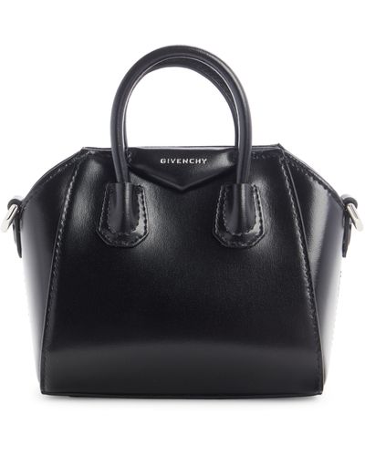 Givenchy Micro Antigona Leather Satchel - Black