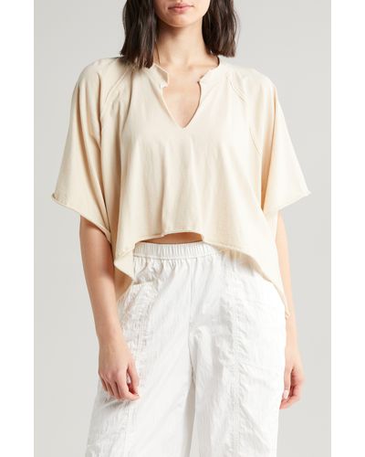 Fp Movement Reflect Relaxed Crop Top - Natural