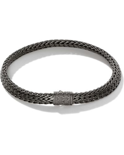 John Hardy Classic Flat Chain Bracelet - Gray