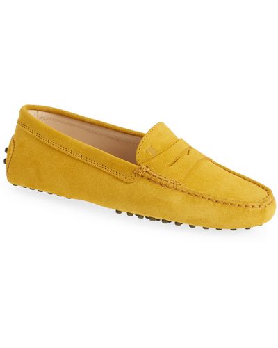 Tod's Gommini Driving Loafer - Yellow