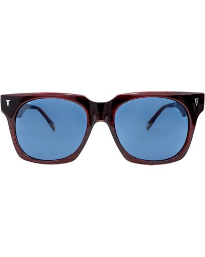 MITA SUSTAINABLE EYEWEAR 57mm Square Sunglasses - Blue