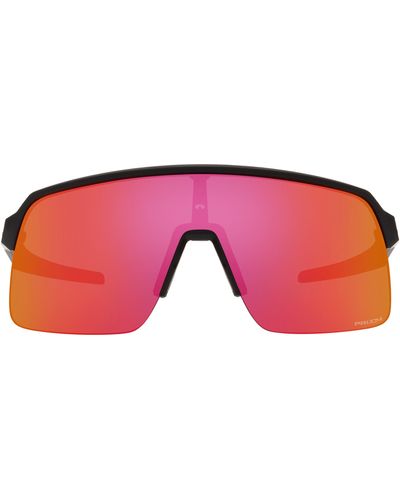 Oakley Sutro Lite 139mm Prizm Semirimless Wrap Shield Sunglasses - Pink