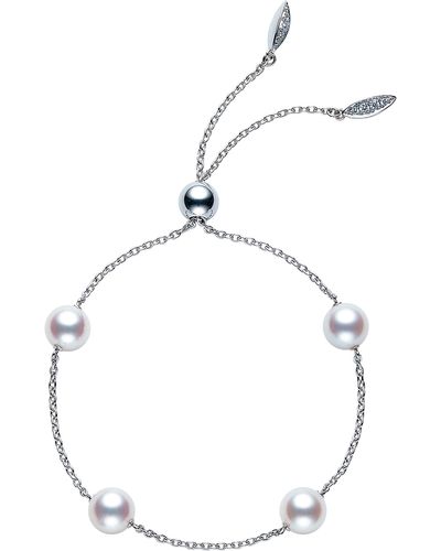 Mikimoto Japan Collections Pearl Slide Bracelet - White