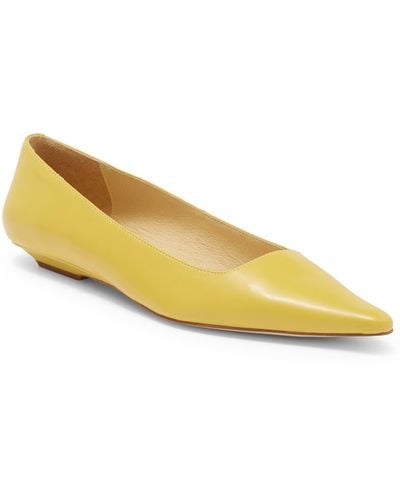 Jeffrey Campbell Pistil Pointed Toe Flat - Yellow