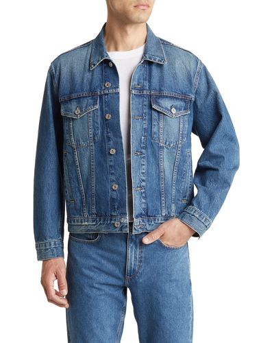 Citizens of Humanity Bamford Organic Cotton Denim Trucker Jacket - Blue