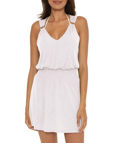 Becca Breezy Basics Cover-up Dress - White