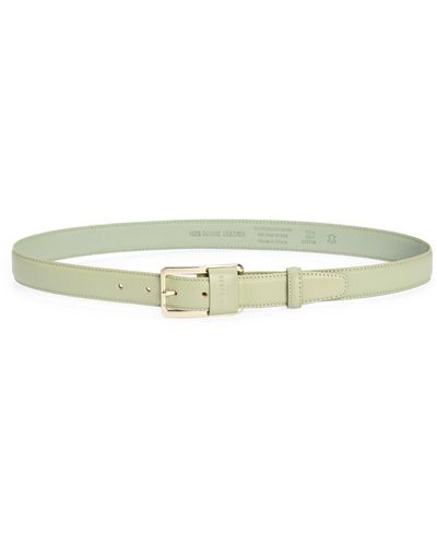 Ted Baker Saaman Leather Belt - Green