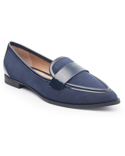 Me Too Alyza Leather Loafer - Blue