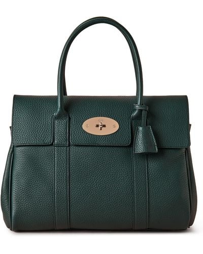 Mulberry Bayswater Leather Satchel - Green