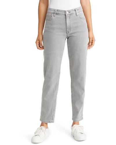 Tommy Bahama Leila High Waist Slim Boyfriend Jeans - Gray