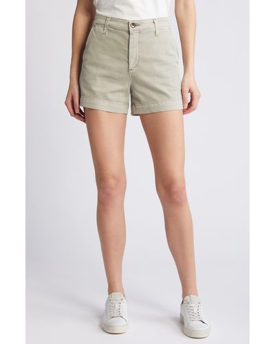 AG Jeans Caden Tailored Trouser Shorts - Natural