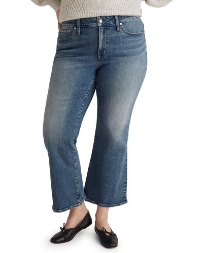 Madewell Kick Out Crop Jeans - Blue