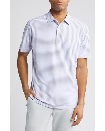 Peter Millar Crown Crafted Dellroy Performance Mesh Polo - White