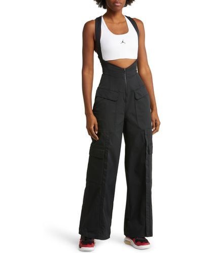 Nike 23 Engineered Chicago Corset Cutout Overalls - Black