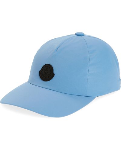 Moncler Logo Patch Baseball Cap - Blue
