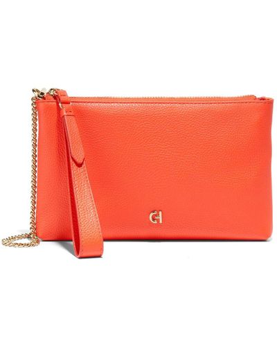 Cole Haan Essential Leather Wristlet - Red