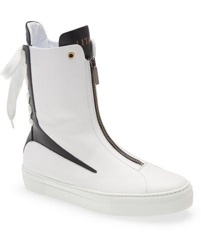 LITA by Ciara Fang Commando High Top Sneaker - White