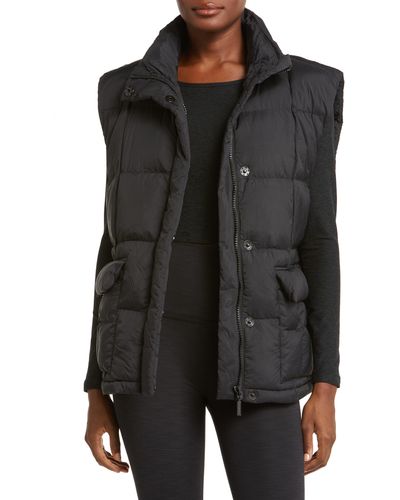 Beyond Yoga Quilted Puffer Vest - Black