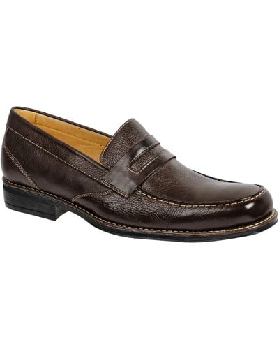 Sandro Moscoloni Andy Moc Toe Penny Loafer - Brown