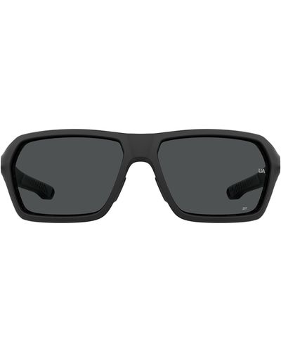 Under Armour Recon 64mm Sport Sunglasses - Black